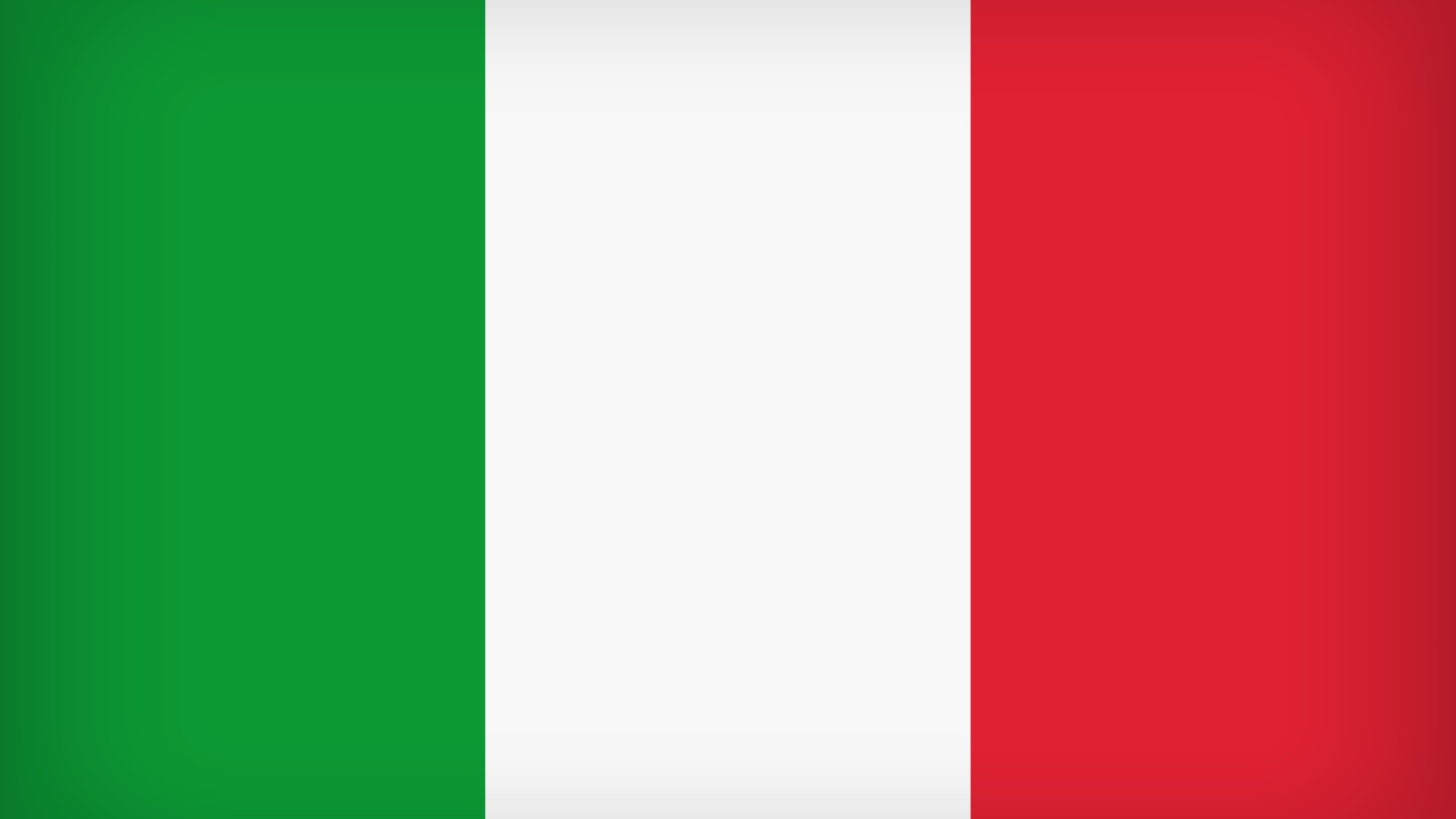 Tricolor flag of Italy