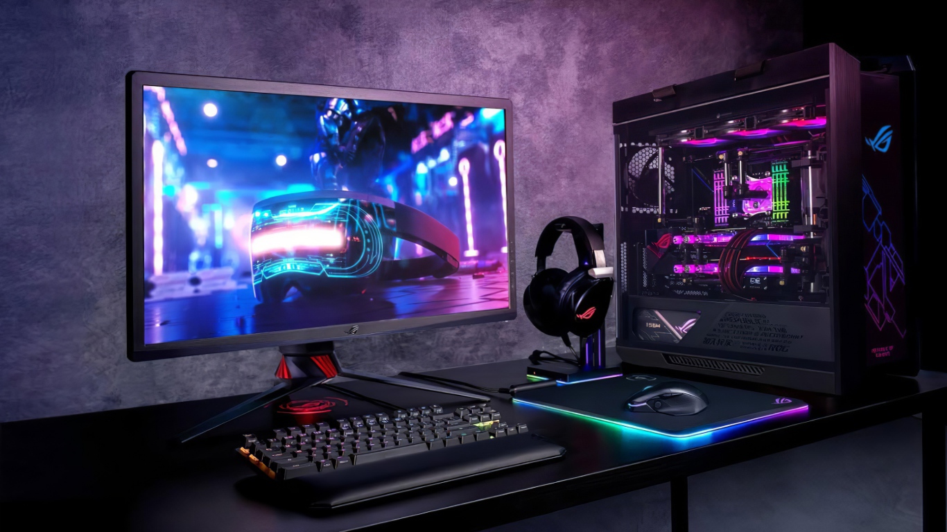 Большой игровой монитор Asus ROG Swift, 2020 года