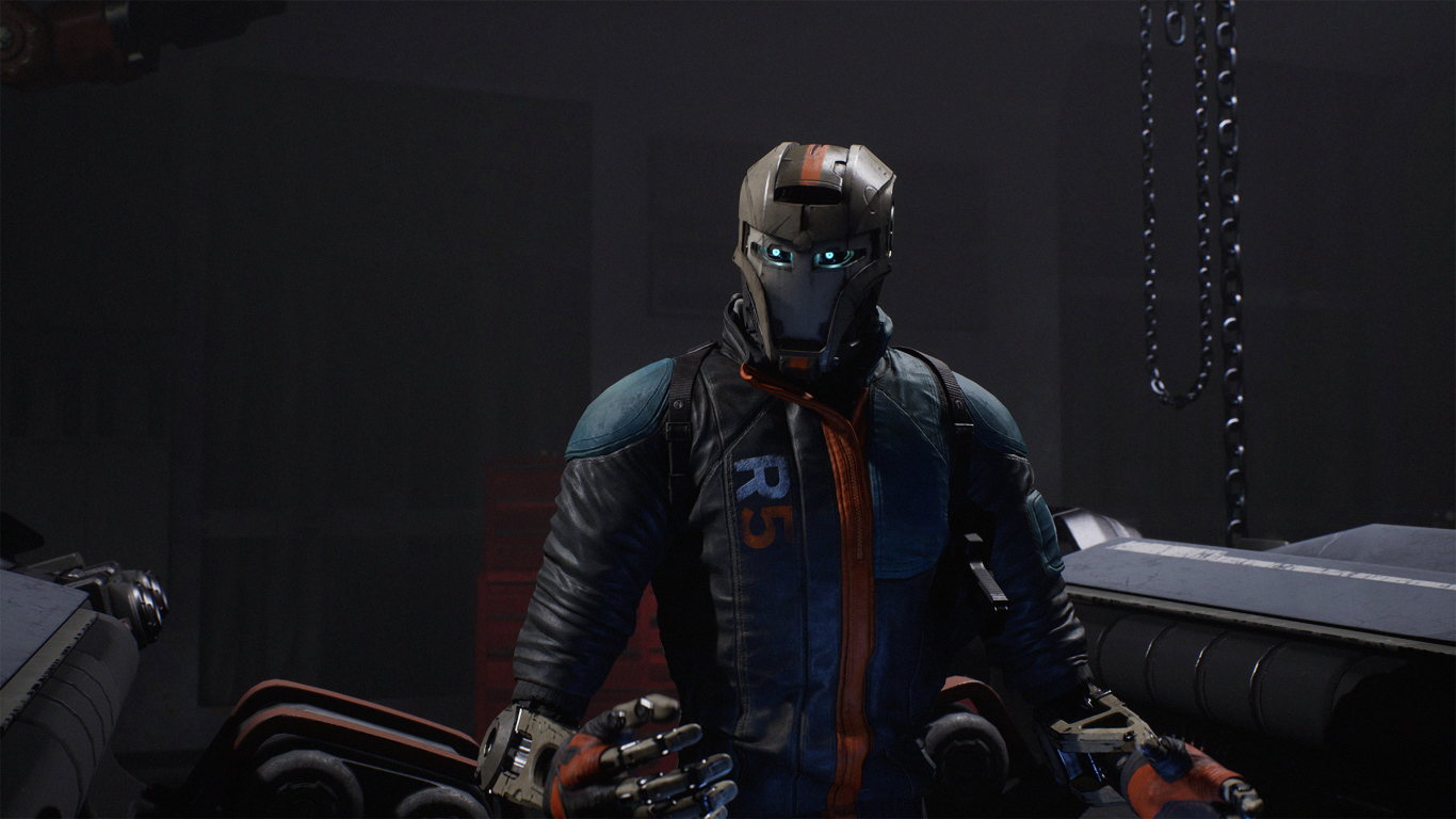 Киборг из компьютерной игры Disintegration, 2020