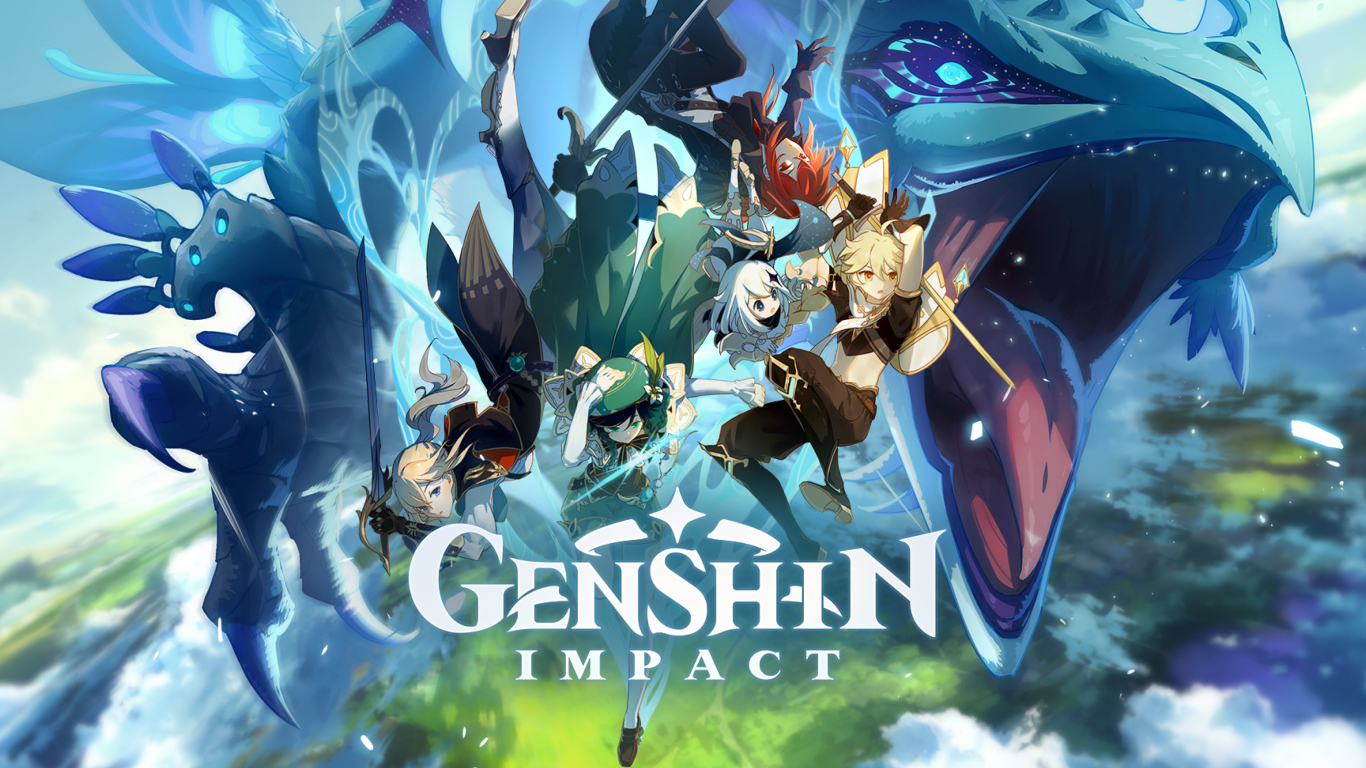 Постер компьютерной игры Genshin Impact, 2020