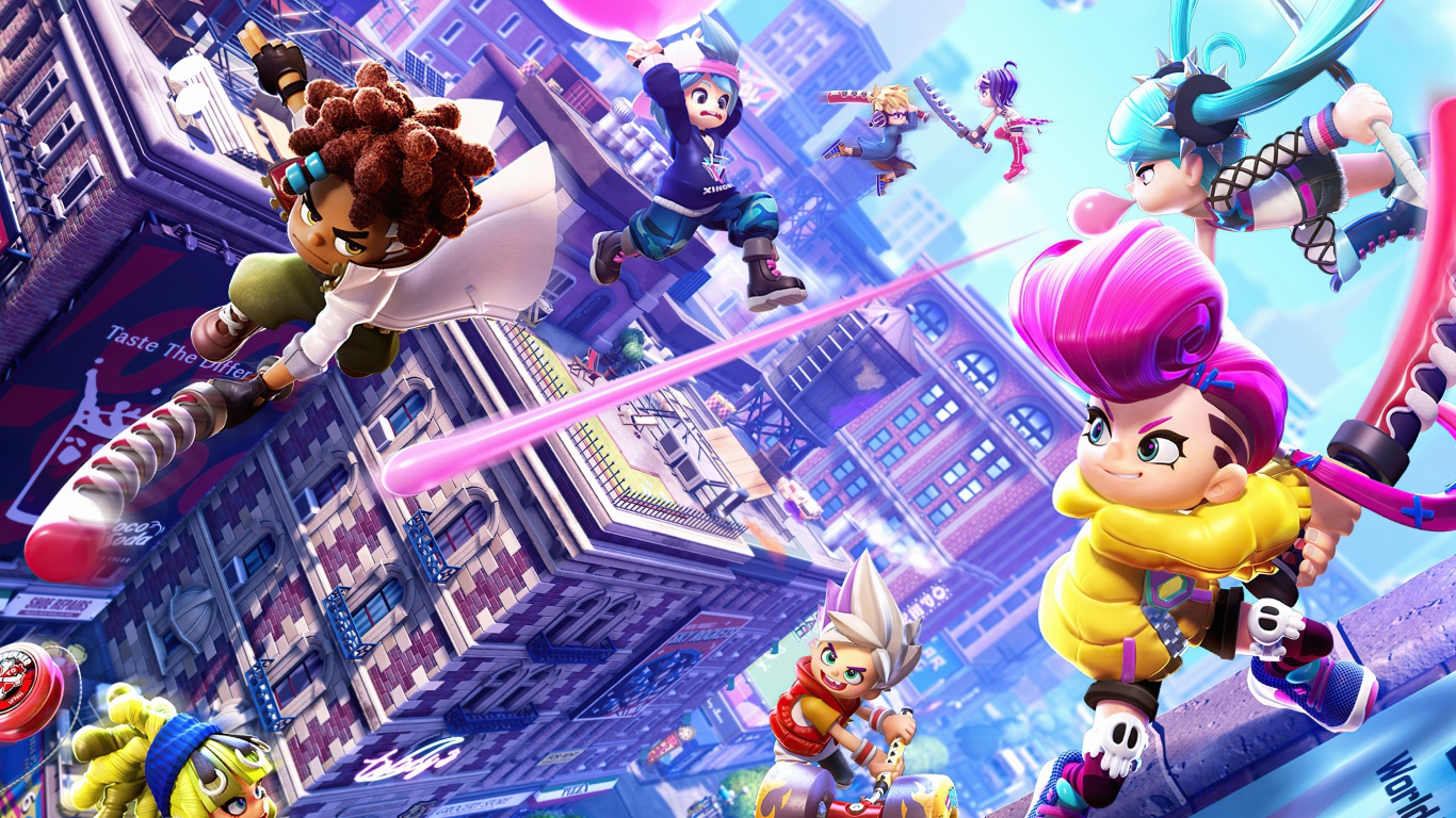 Скриншот компьютерной игры Ninjala, 2020