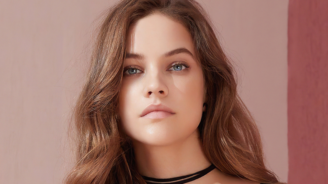 Нежная девушка с серыми глазами, модель Барбара Палвин