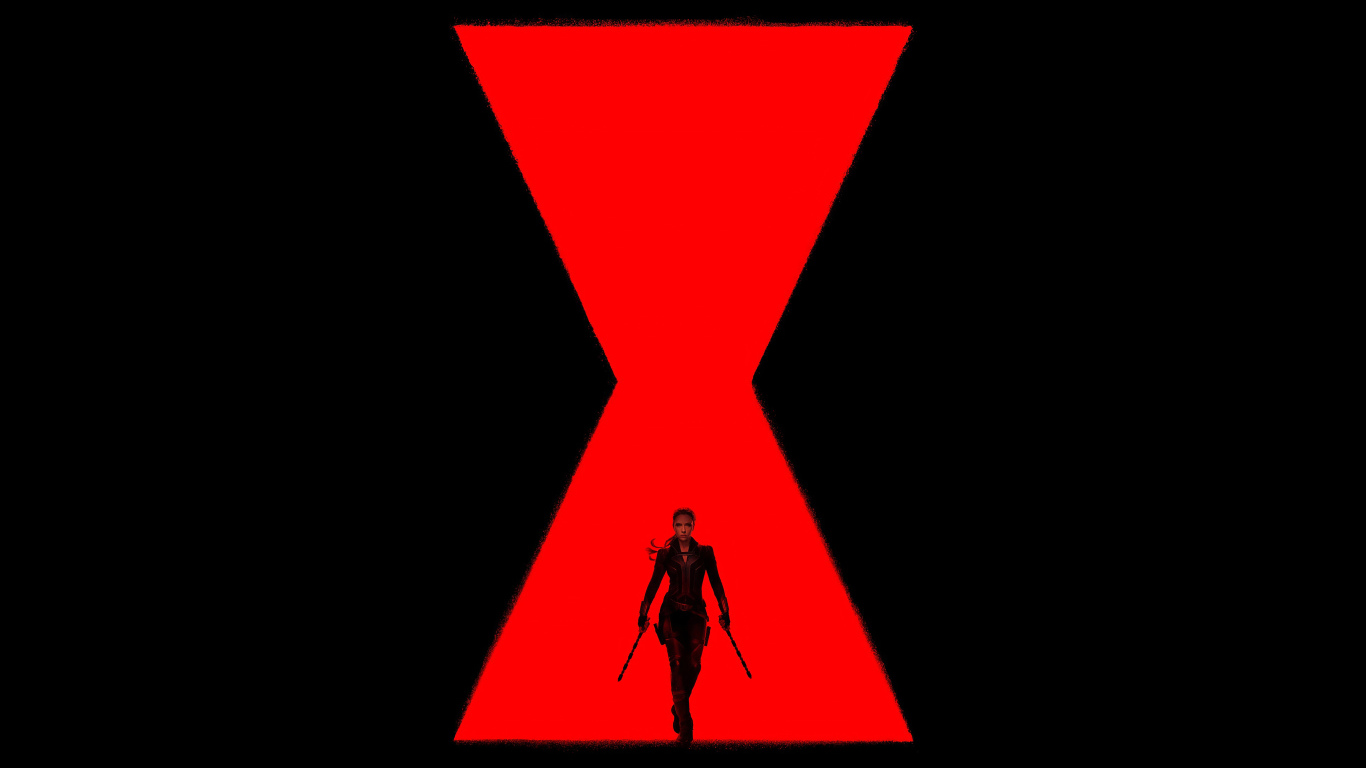 Постер фильма Чёрная вдова на черном фоне, 2020