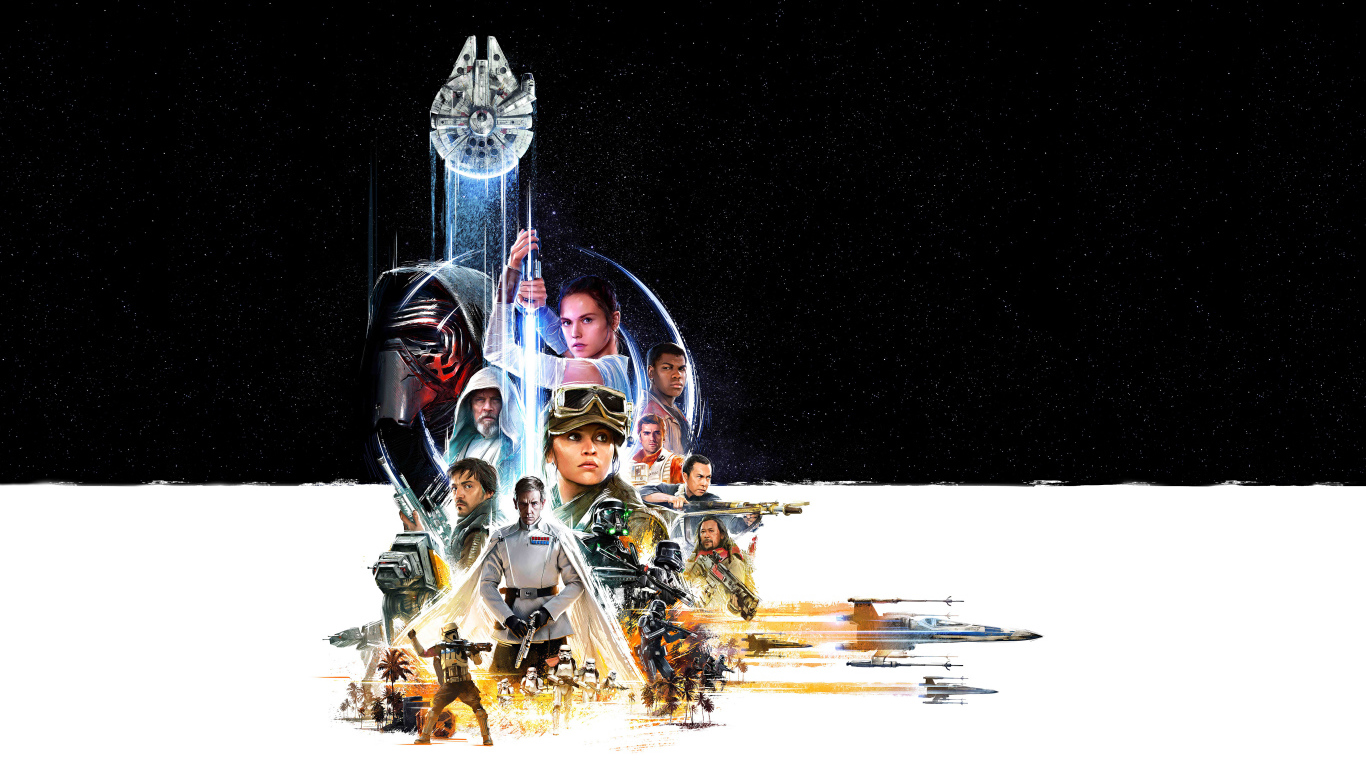 Постер фильма Звездные войны на фоне неба 