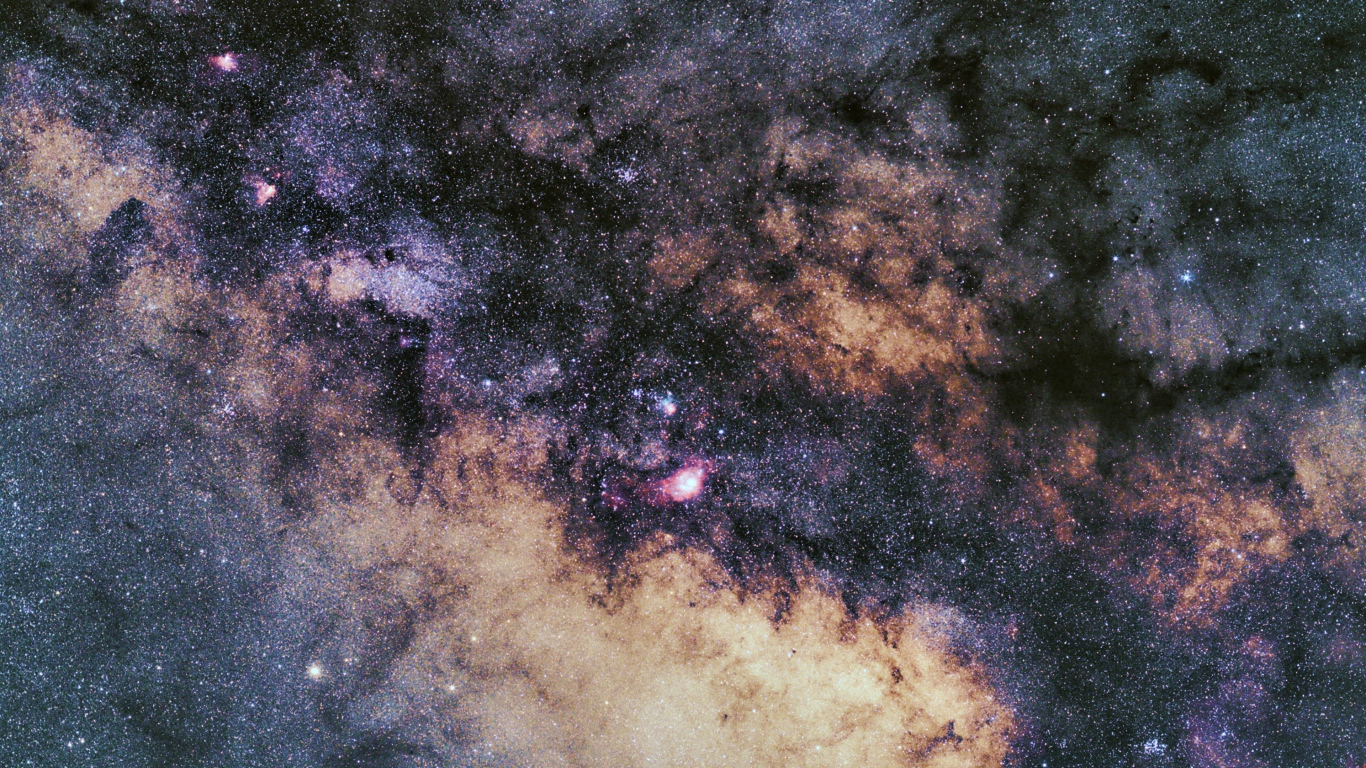 Milky way closeup