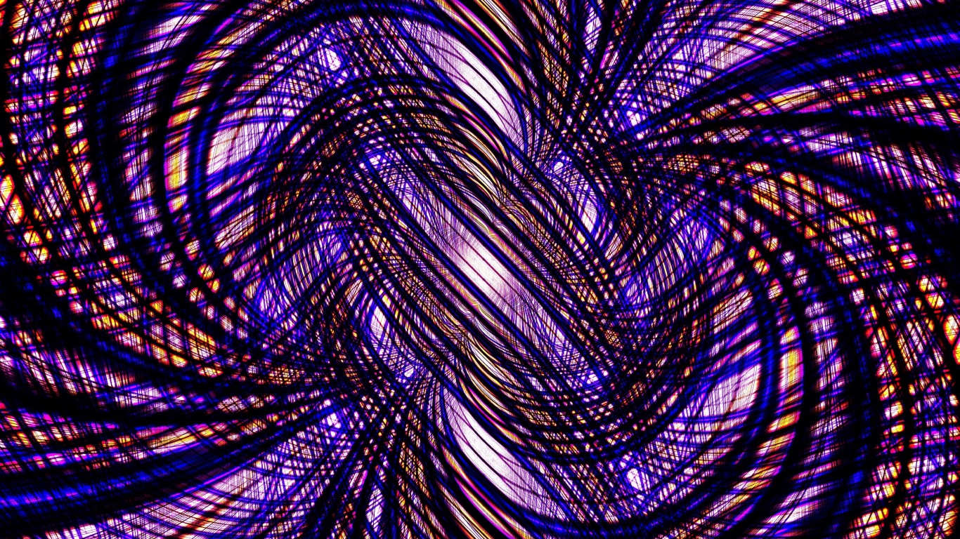 Красивый фиолетовый фрактальный узор