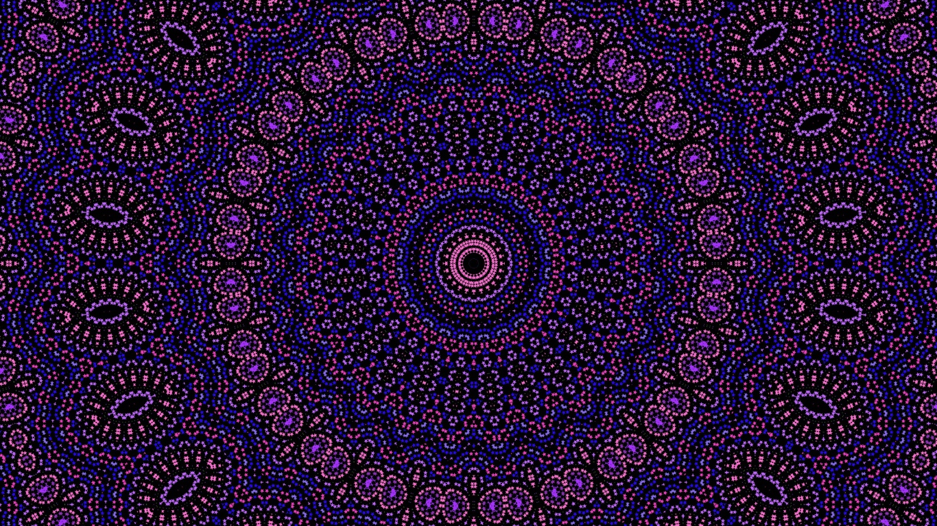 Красивый фиолетовый рисунок мандала