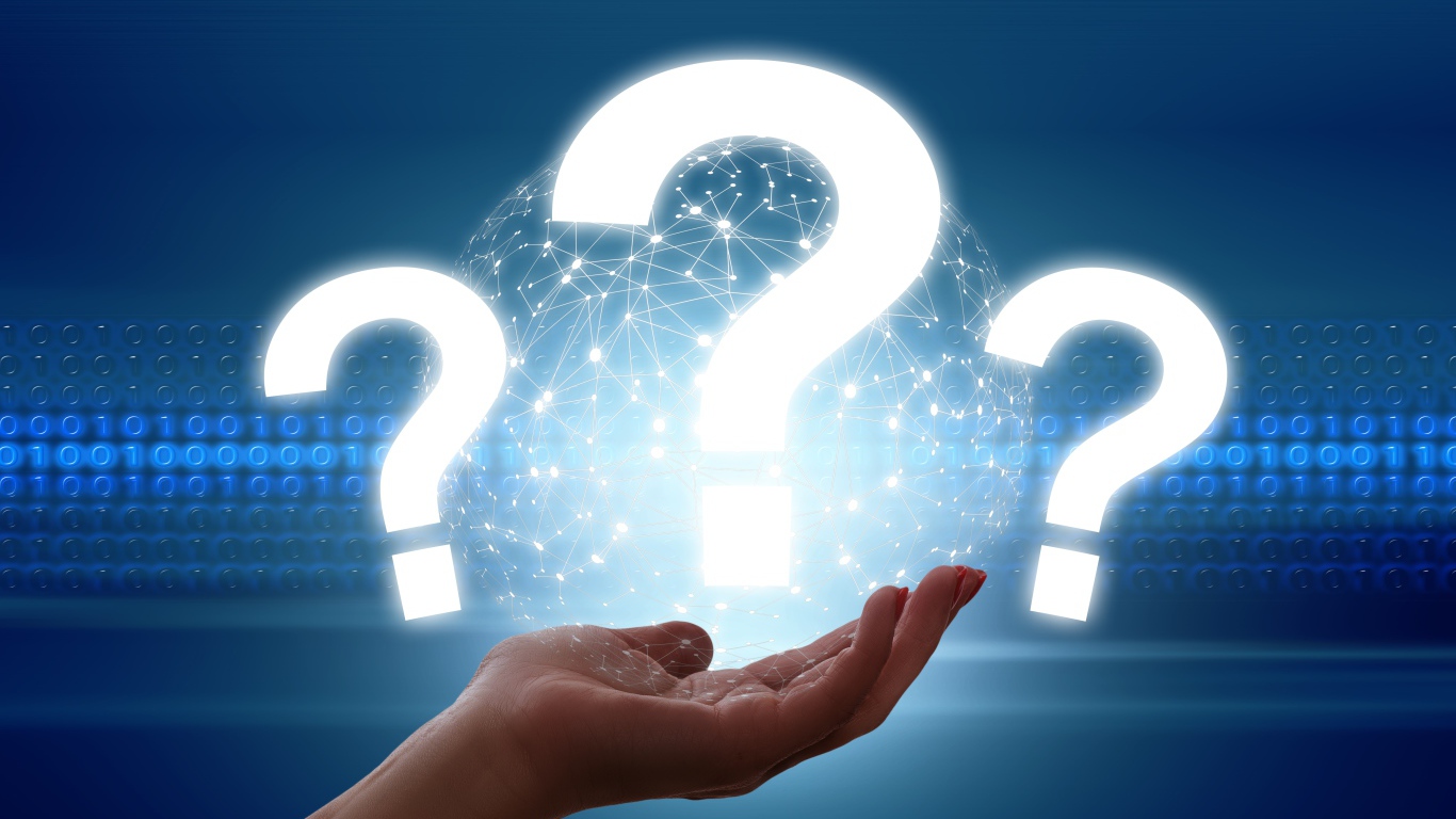 Яркие знаки вопроса на руке