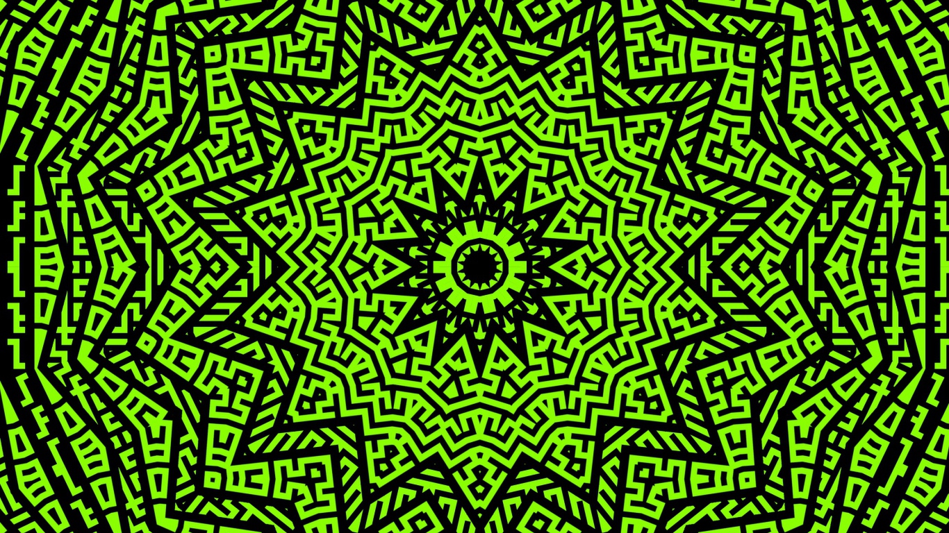 Необычный абстрактный рисунок мандала 