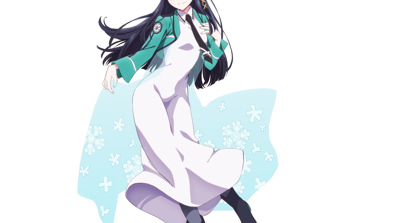 Красивая девушка Shiba Miyuki персонаж аниме  The Honor Student at Magic High School