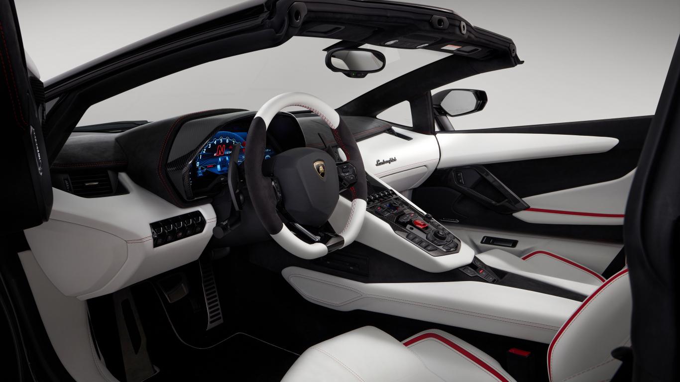 Салон автомобиля Lamborghini Aventador S, 2021 года