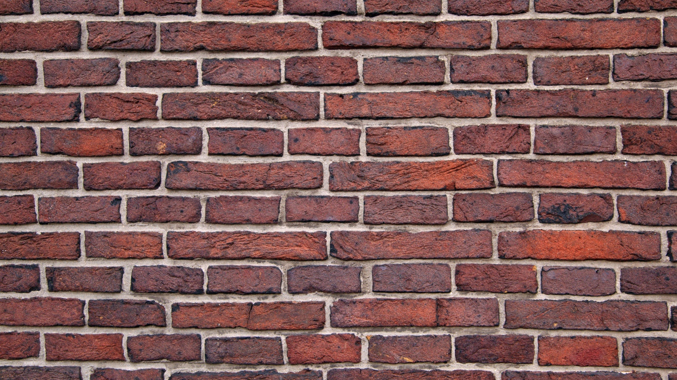 Коричневая кирпичная стена, фон 