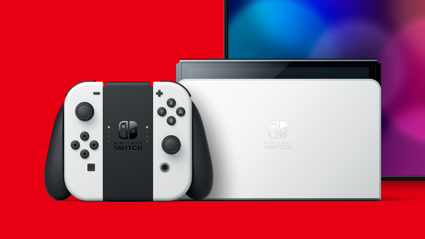 Новая игровая консоль  Nintendo Switch OLED, 2021