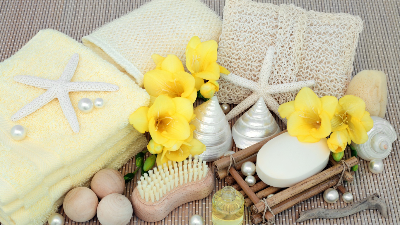 Большой набор средств для СПА процедур