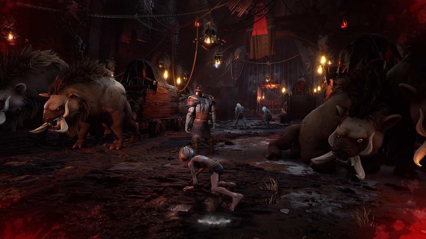 Кадр компьютерной игры  The Lord of the Rings: Gollum, 2021