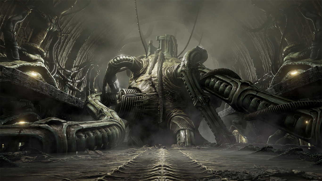 Скриншот компьютерной игры Scorn, 2021