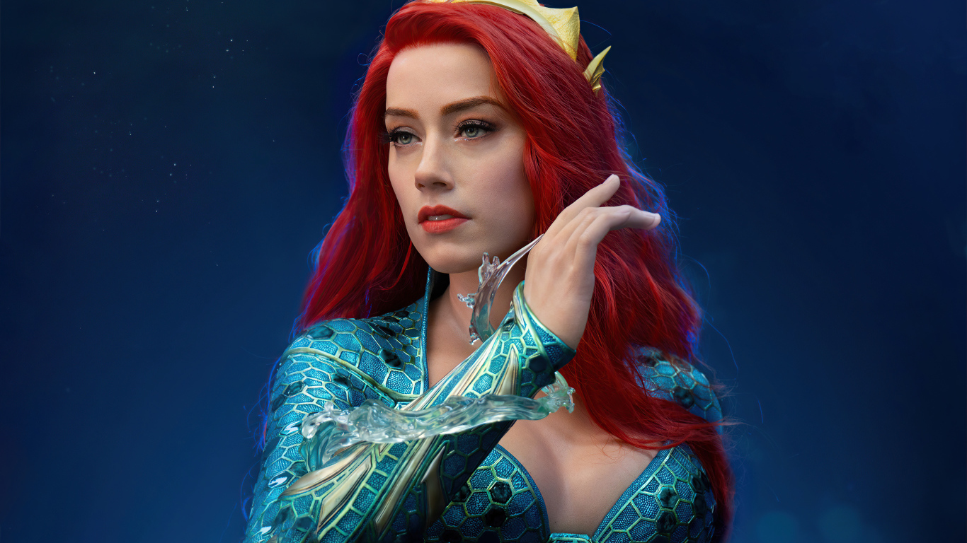 Рыжеволосая девушка Мера персонаж фильма Аквамен 2, 2022