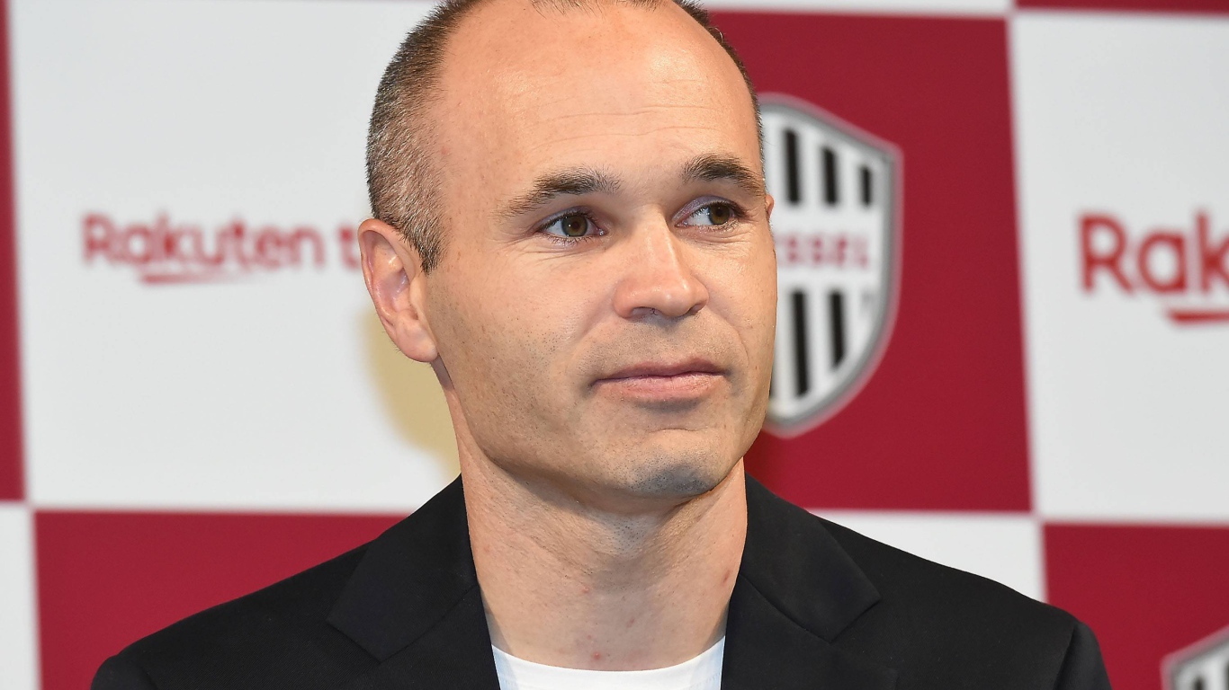 Испанский футболист Андрес Иньеста