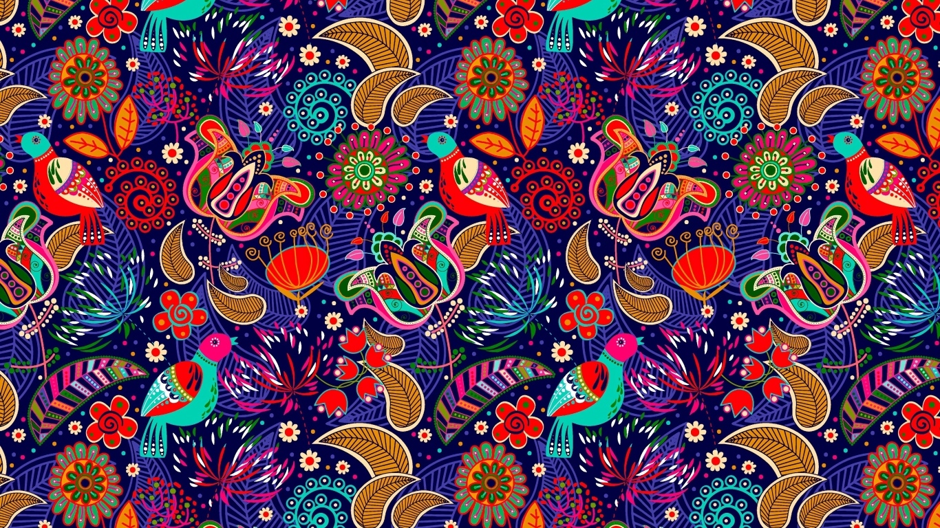 Красивый яркий абстрактный рисунок