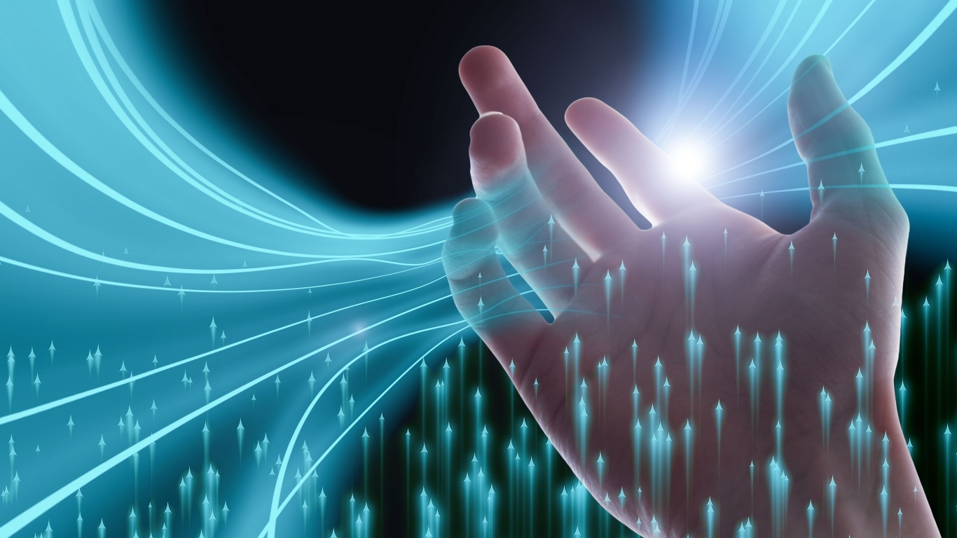 Рука ловит нейронные волны 