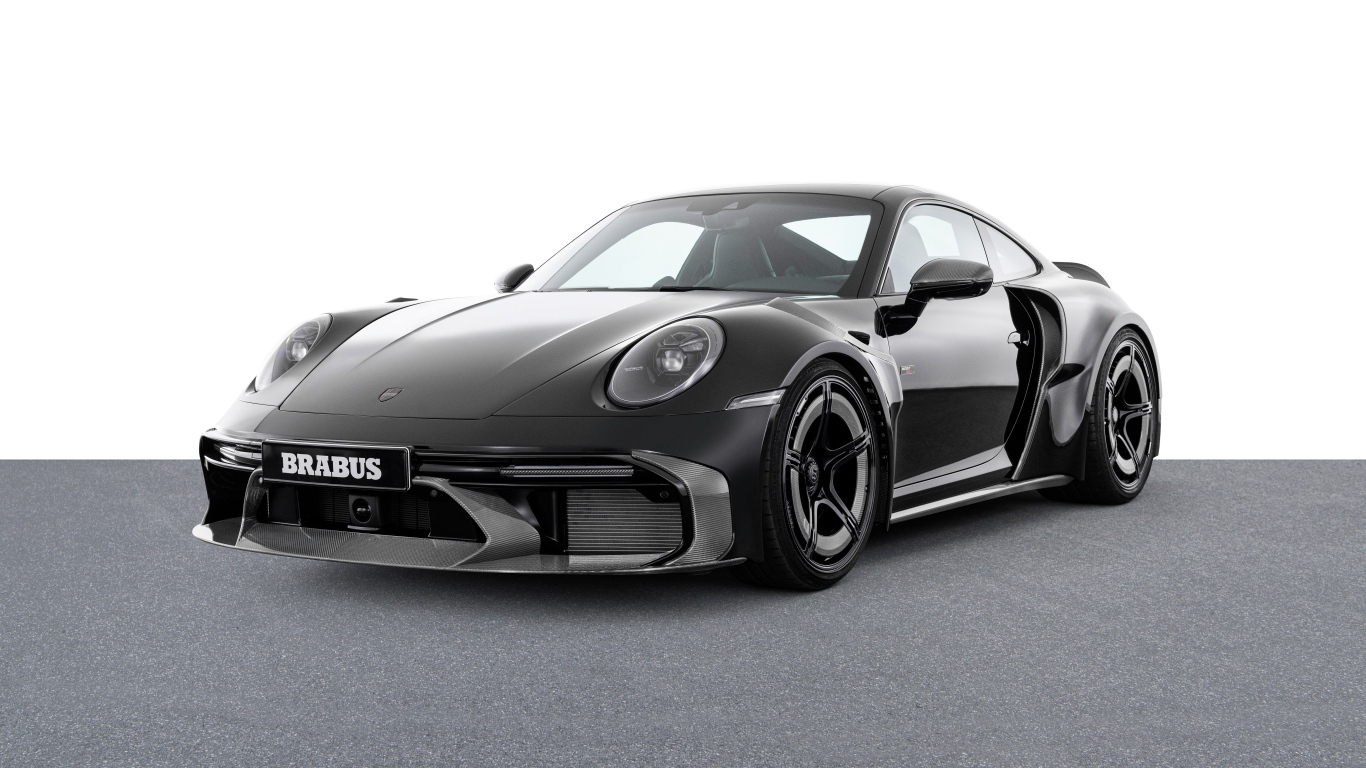 Черный автомобиль  Brabus 900 Rocket R