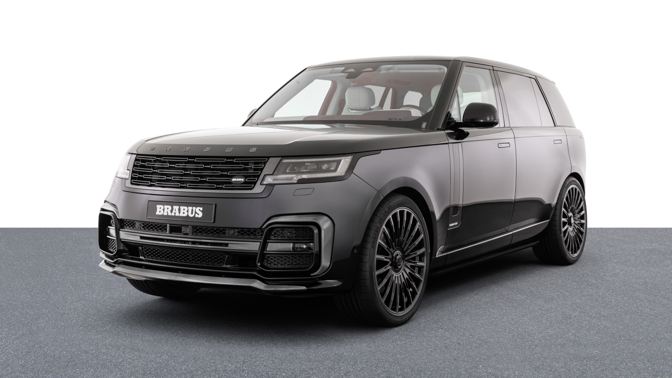 Внедорожник Brabus 600 2023 года на сером фоне