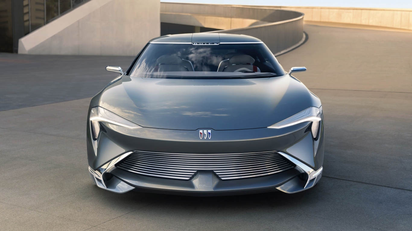 Автомобиль Buick Wildcat EV Concept 2022 года вид спереди