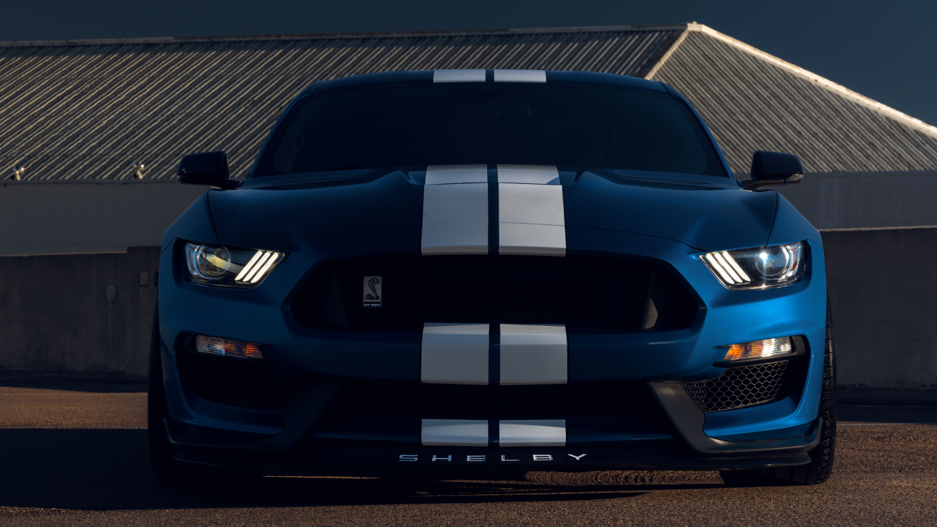 Автомобиль Ford Mustang Shelby GT350  вид спереди