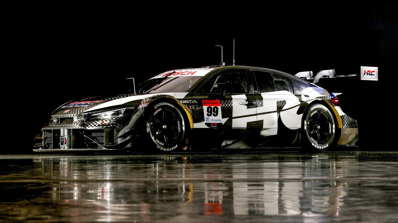 Гоночный автомобиль Honda Civic Type-R GT 2023  года