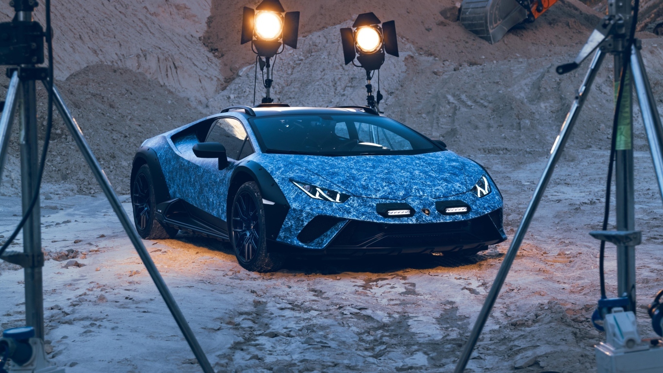 Быстрый дорогой автомобиль Lamborghini Huracán