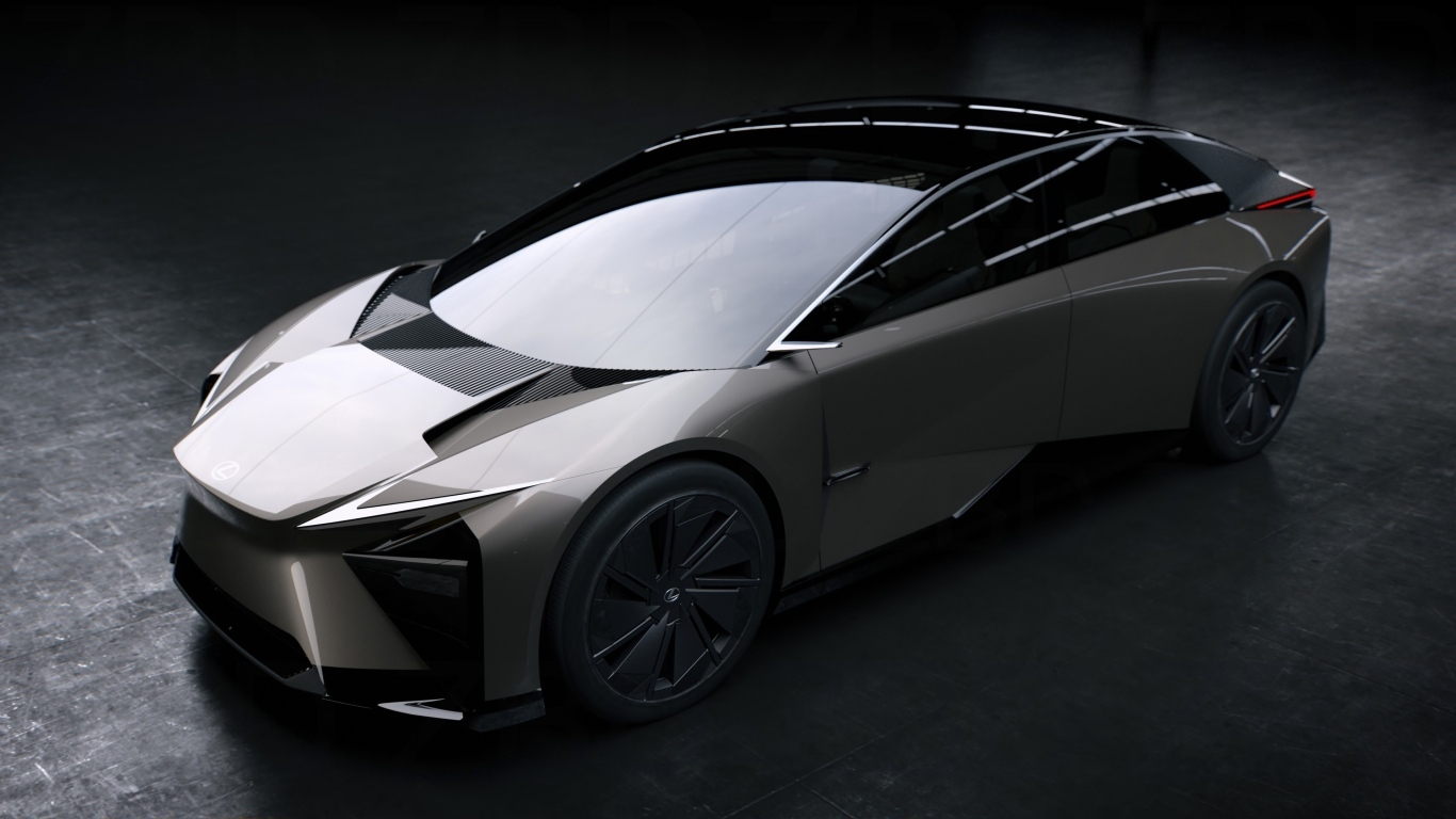 Новый автомобиль концепт Lexus LF-ZL