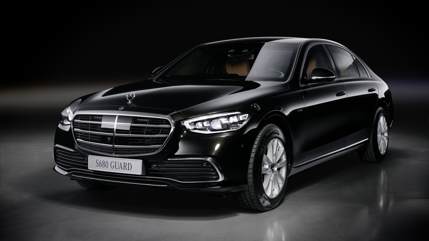 Черный Mercedes-Benz S 680 Guard 4MATIC 2023 