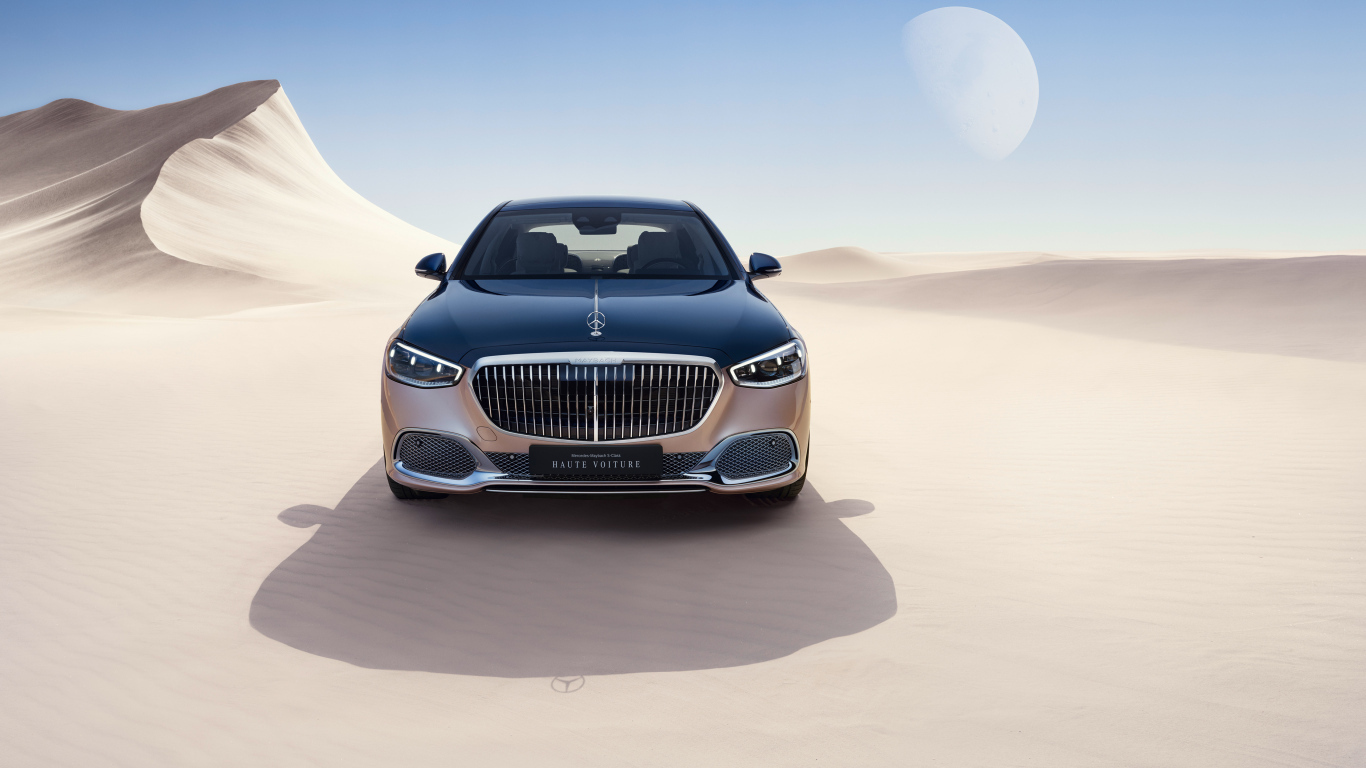 Автомобиль Mercedes-Maybach S 680 4MATIC Haute Voiture 2023 вид спереди