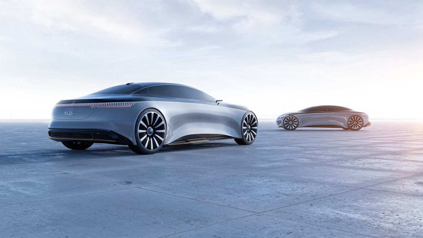 Новый автомобиль Mercedes Vision EQS