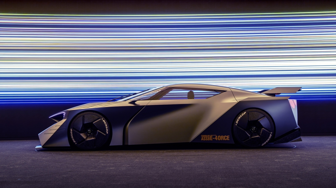 Вид сбоку на автомобиль Nissan Hyper Force