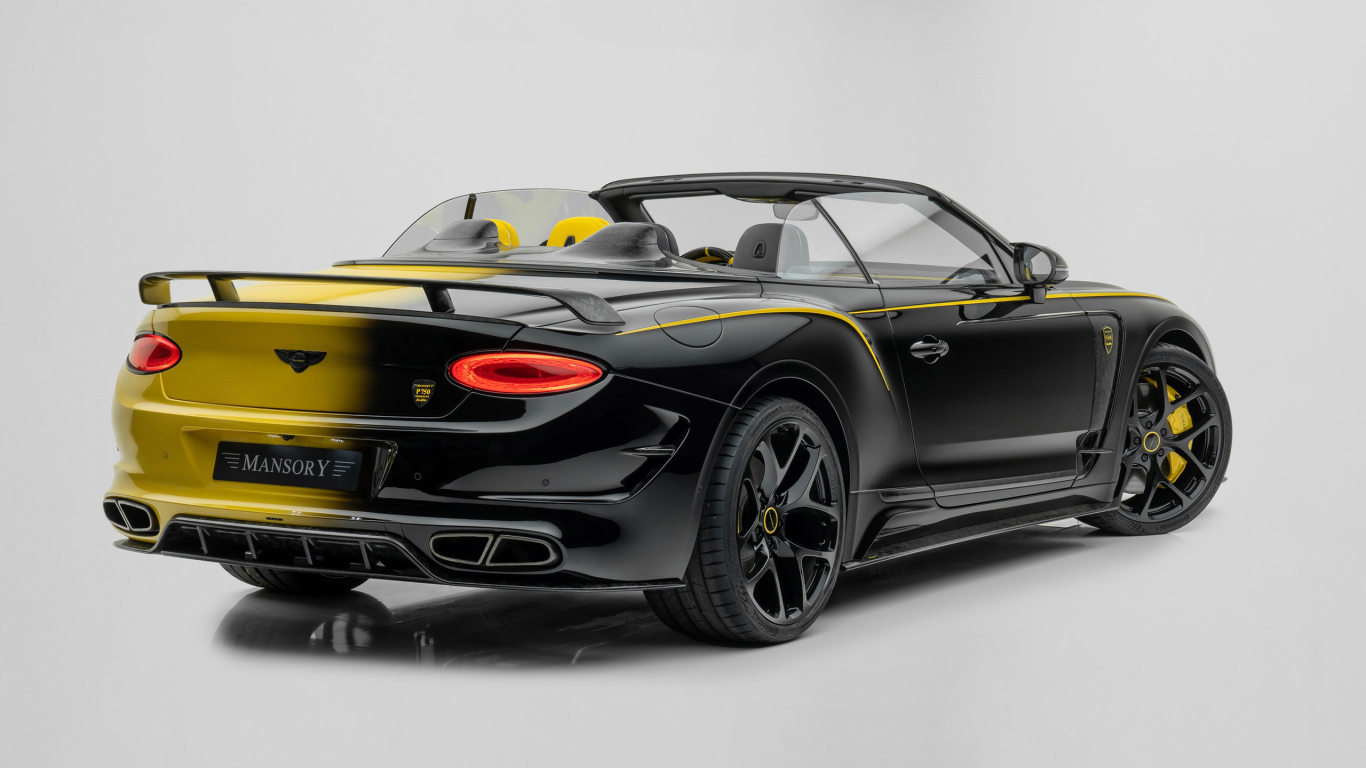 Автомобиль Mansory Vitesse Continental GTC 2022 года вид сзади