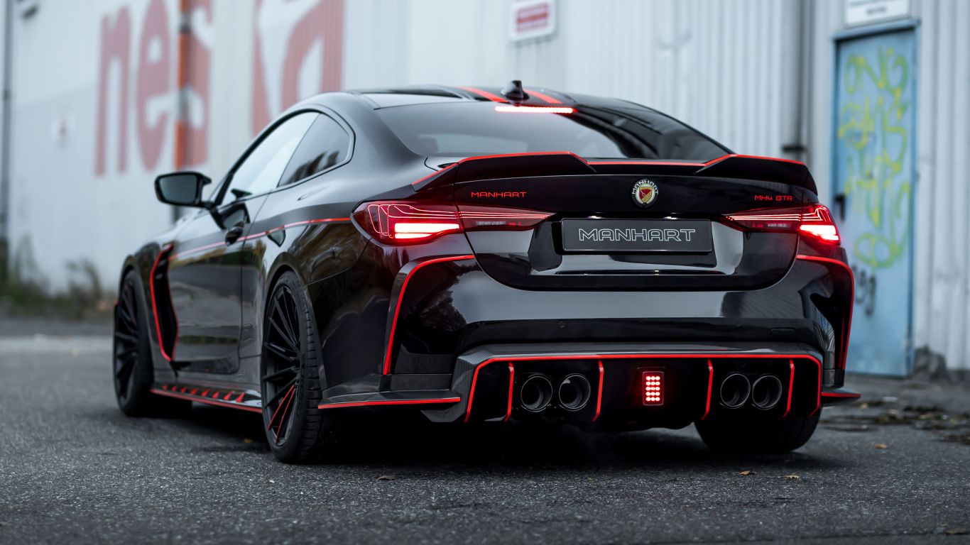 Автомобиль Manhart MH4 GTR II 2022 вид сзади