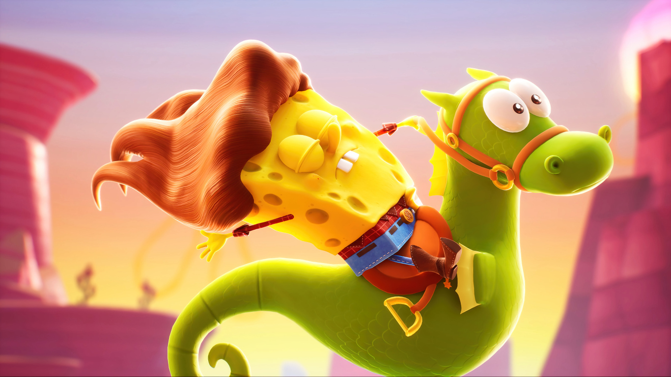 Персонаж компьютерной игры SpongeBob SquarePants: The Cosmic Shake
