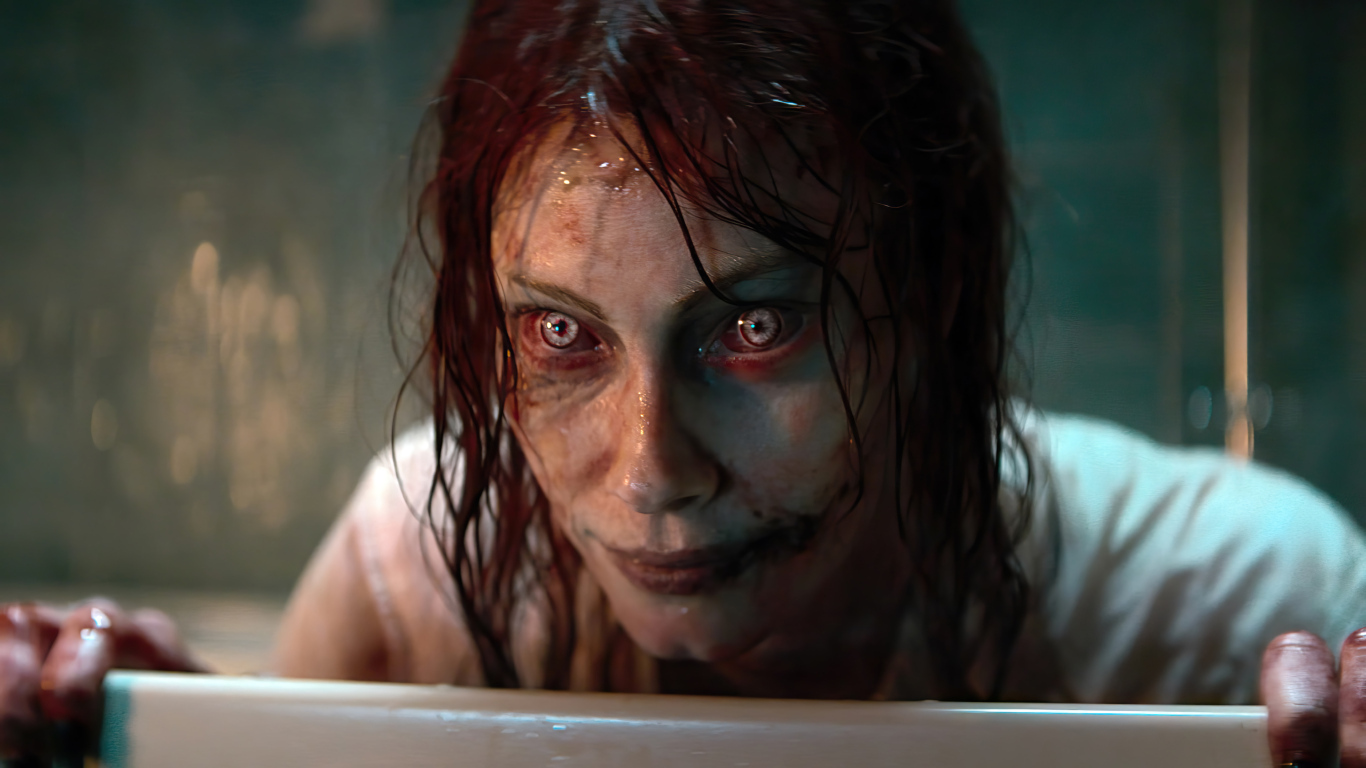 Zombie girl from the movie Rise of the Evil Dead, 2023