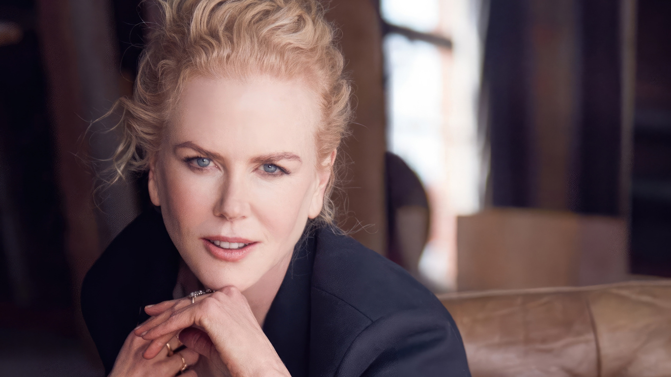 Голубоглазая американская актриса Николь Кидман