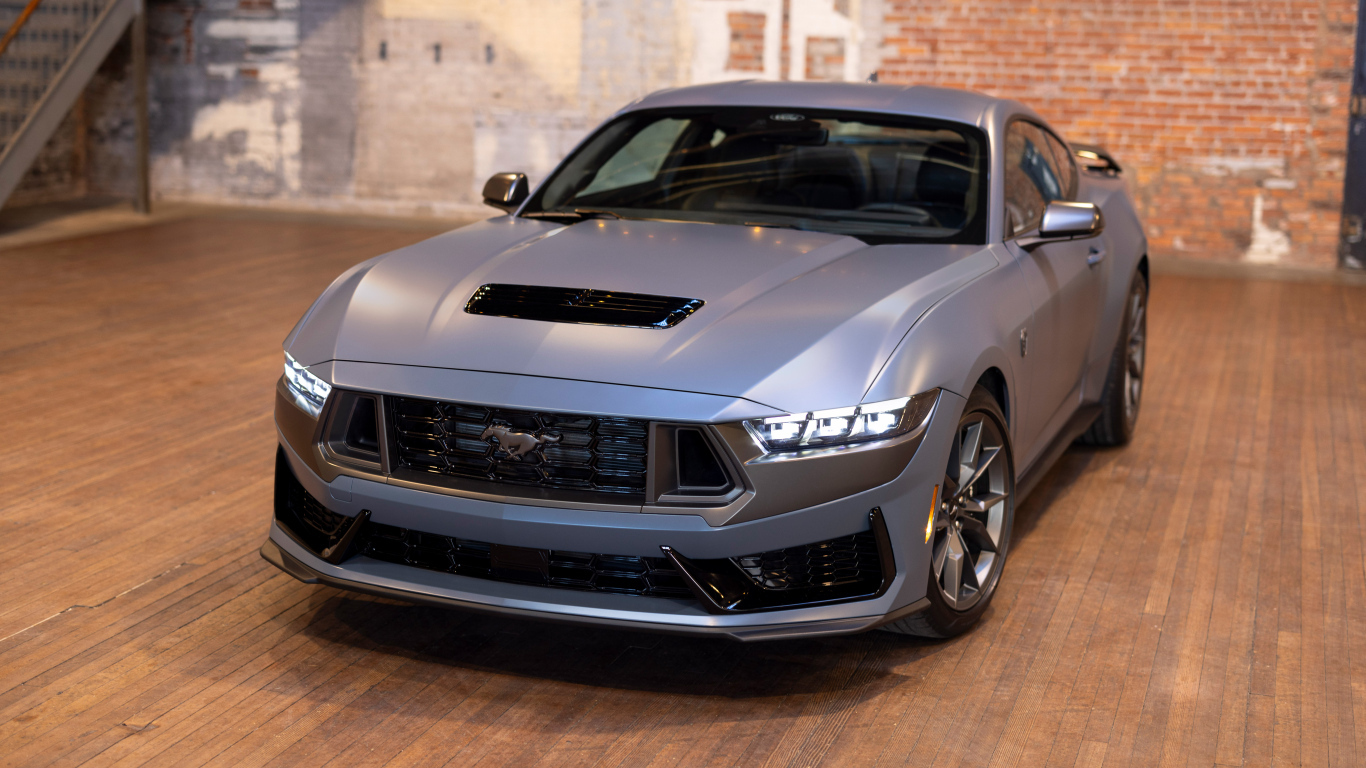 Новый автомобиль Ford Mustang Dark Horse Matte Clear Film 2024 года
