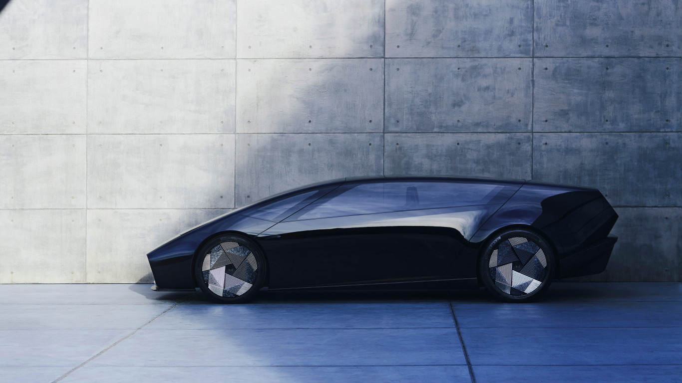 Черный автомобиль Honda Saloon Concept