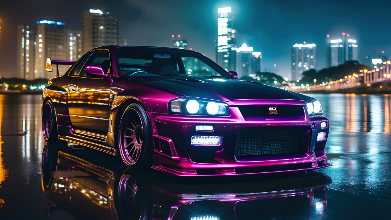 Спортивный автомобиль Nissan Skyline GT-R R34