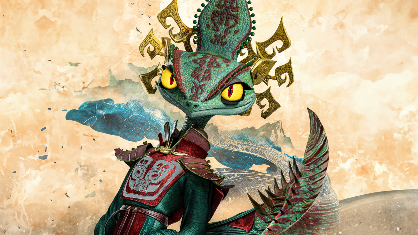 Хамелеонша персонаж нового мультфильма Кунг-фу панда 4