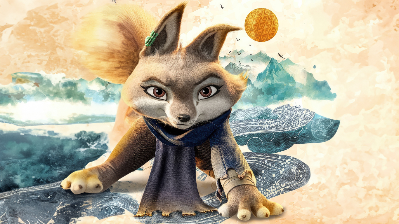 Персонаж Чжень мультфильм Кунг-фу панда 4