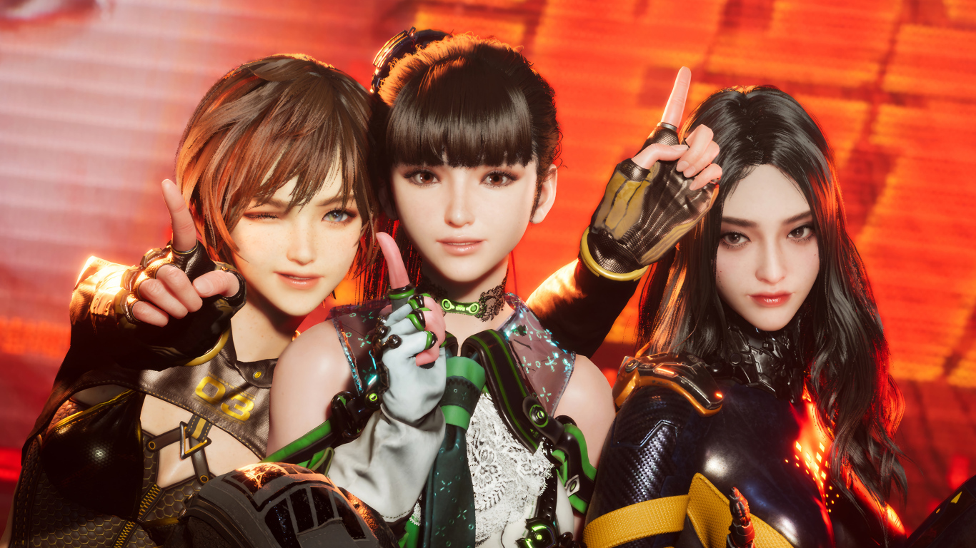 Персонажи компьютерной игры Stellar Blade, 2024