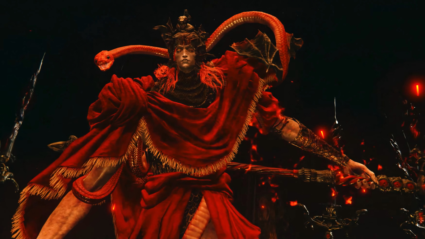 Монстр из компьютерной игры Elden Ring: Shadow of the Erdtree, 2024