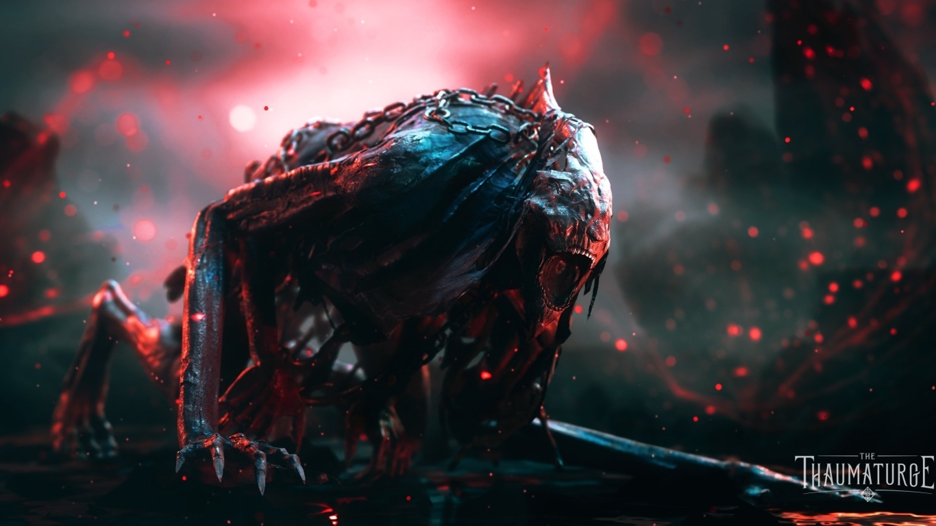 Монстр из компьютерной игры The Thaumaturge