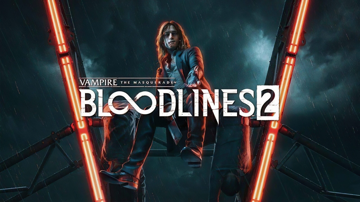 Постер новой компьютерной игры Vampire: The Masquerade — Bloodlines 2