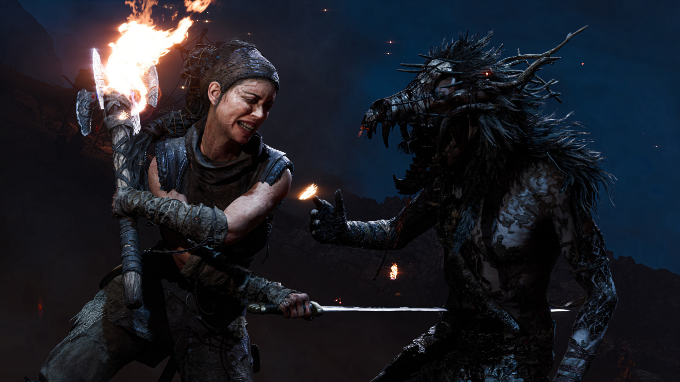 Кадр компьютерной игры Senua’s Saga: Hellblade II, 2024